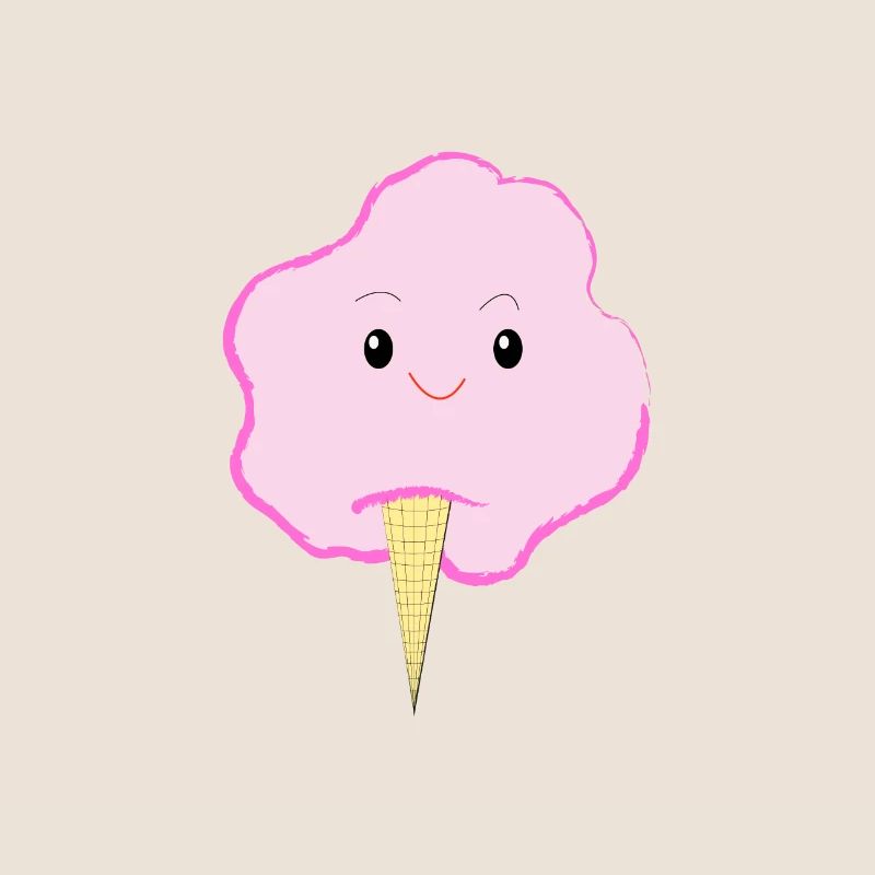 Fröhliche Zuckerwatte - Eis - Geschenkidee