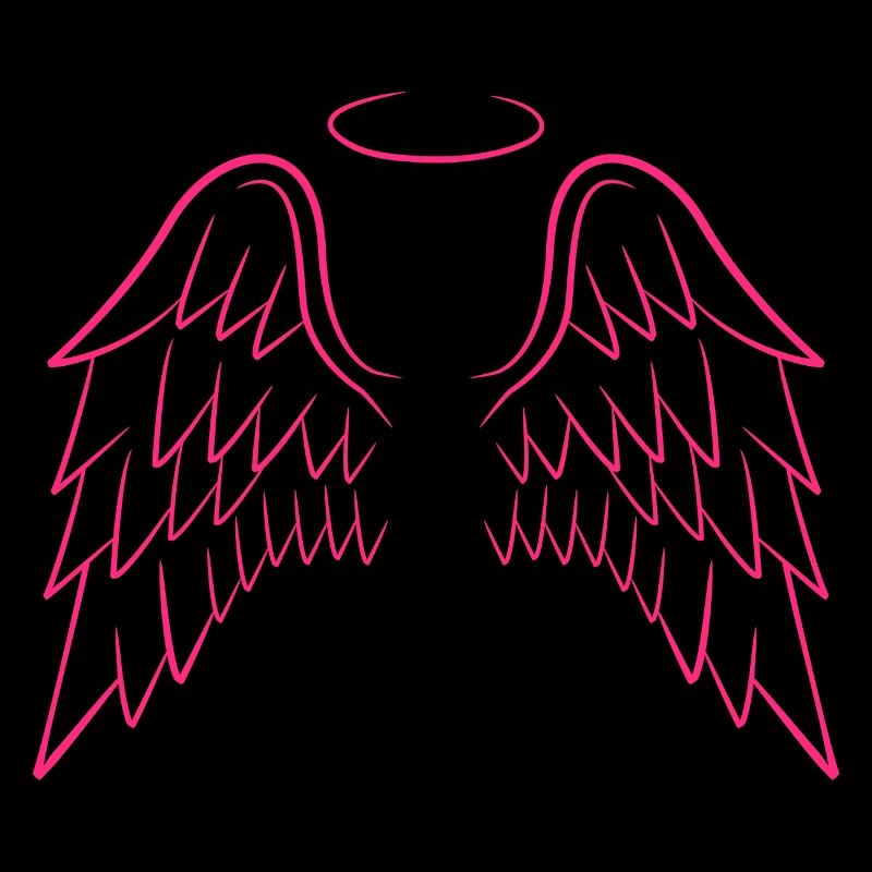 Ailes d'ange en rose