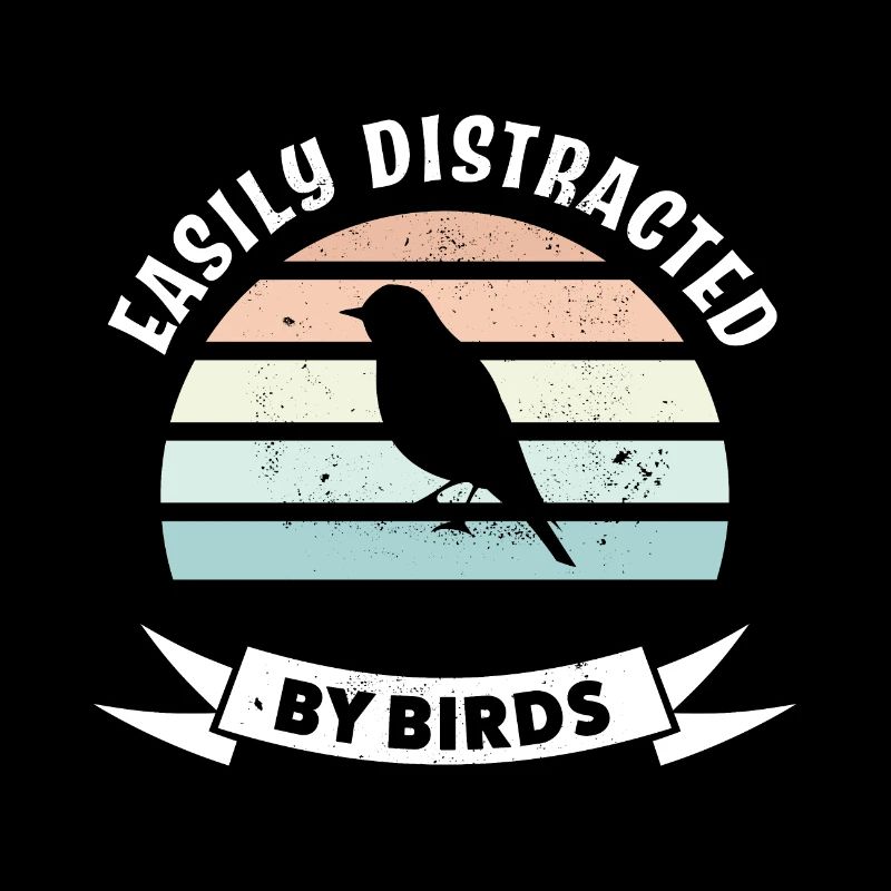 Facilement distrait par les oiseaux - Observation des oiseaux Birder