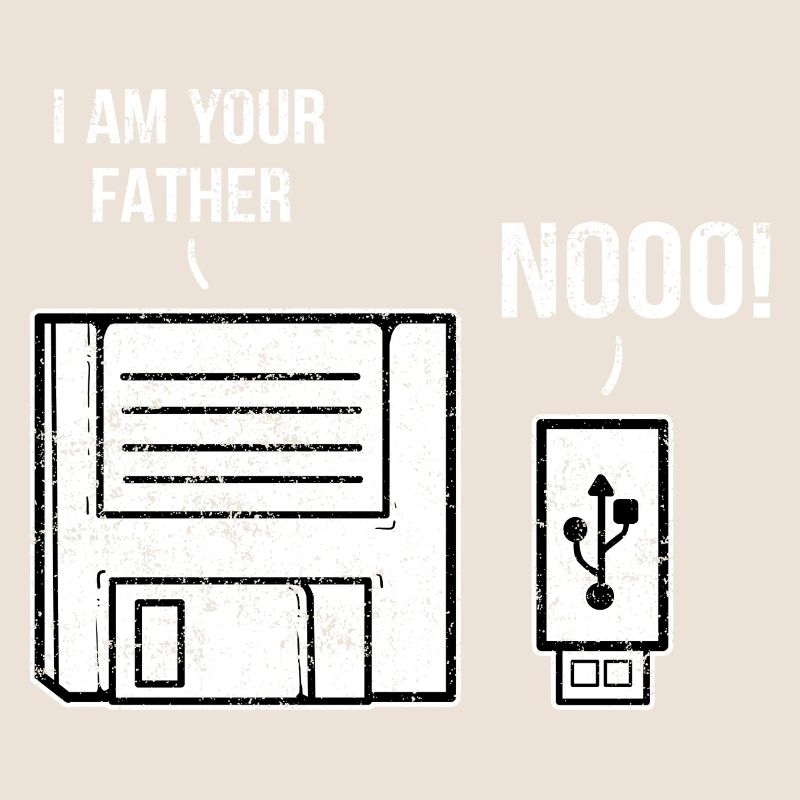 IT Programmierer Im Your Father Diskette