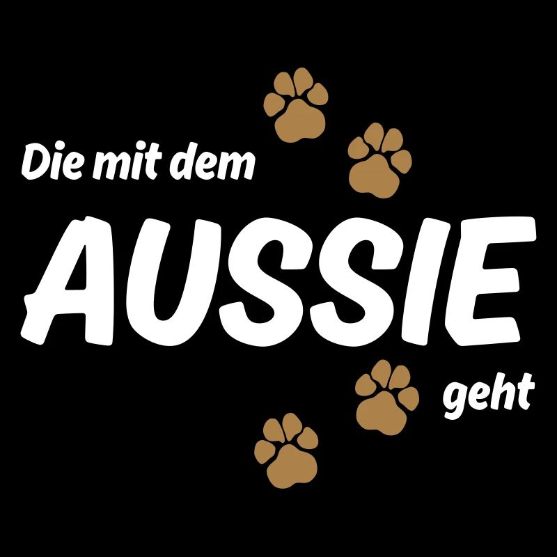 Die mit dem Aussie geht - Hundepfoten