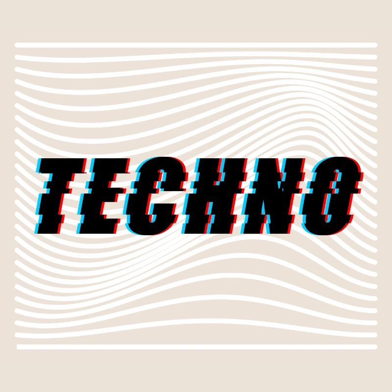 Techno Vagues Trippy Psychédélique