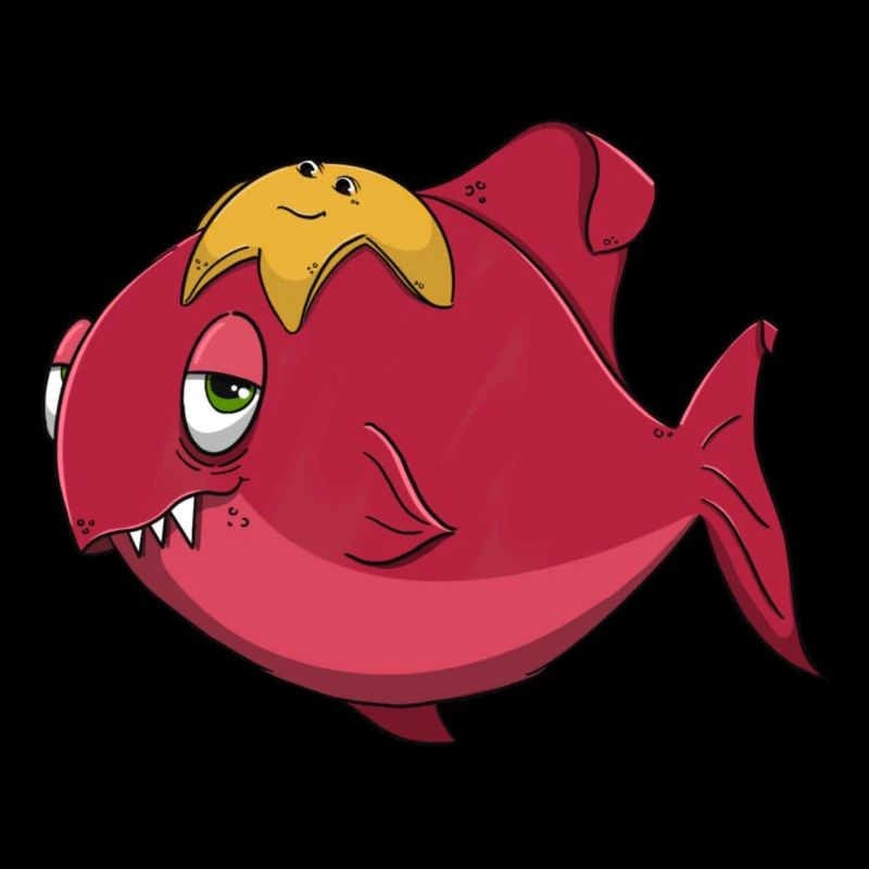 Fisch und Seestern