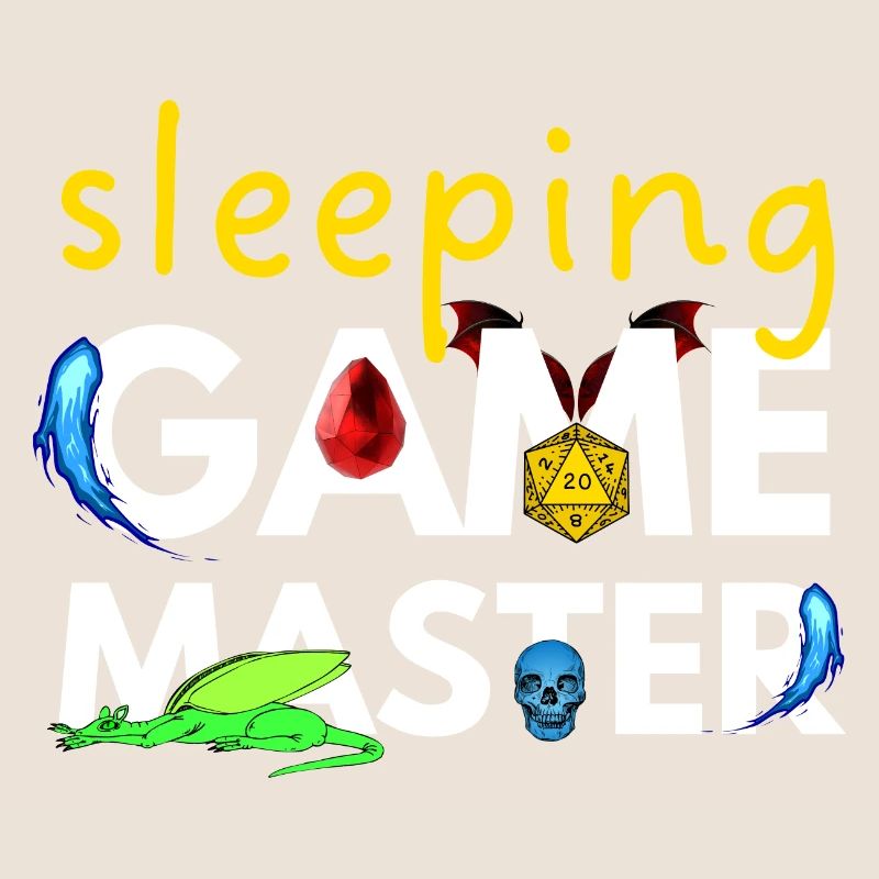 SLEEPING GAME MASTER DRAGONS ADVENTURES RPG