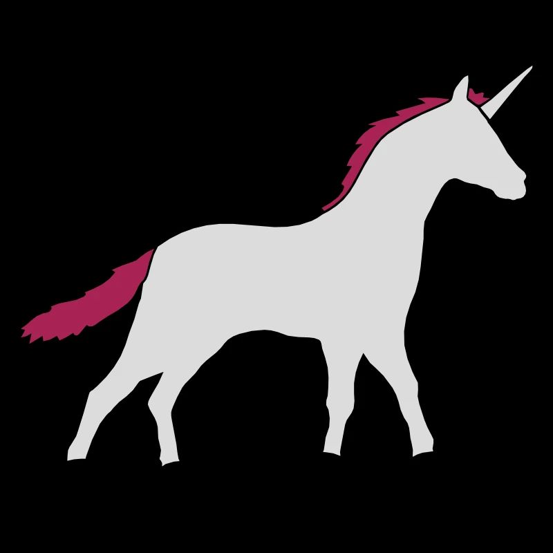 Einhorn Silhouette Umriss Schatten