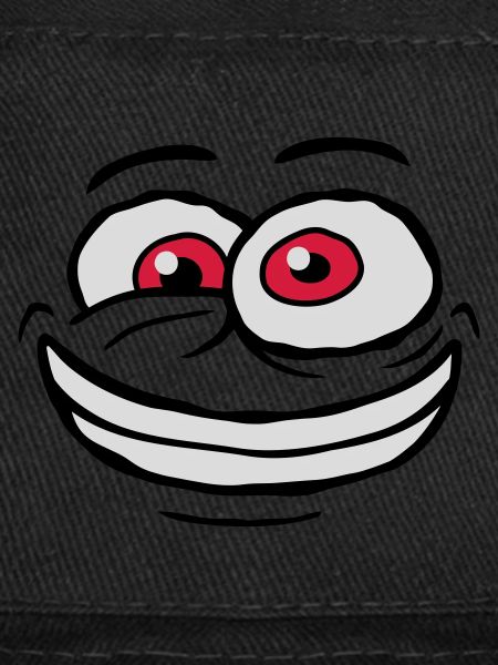Crazy Comic Face Design