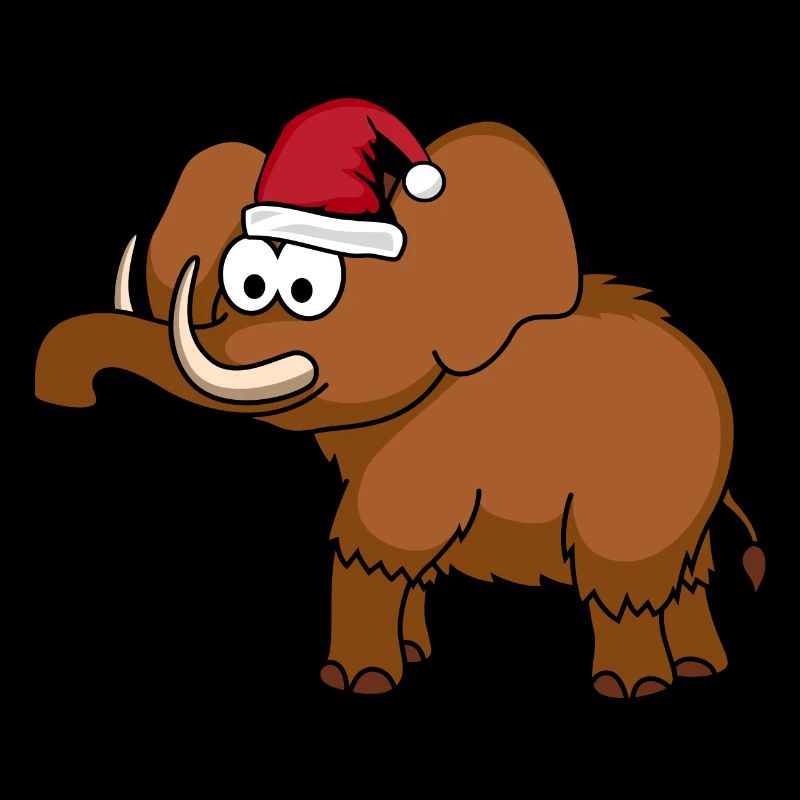 Mammut Comic Weihnachten
