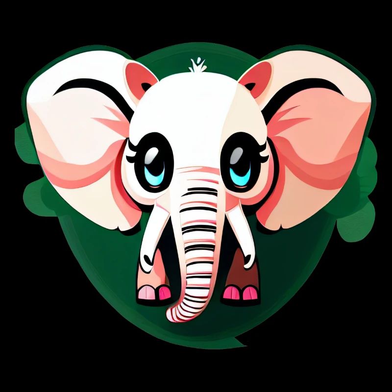 Petit éléphant Dessin animé Aventure mignonne 13