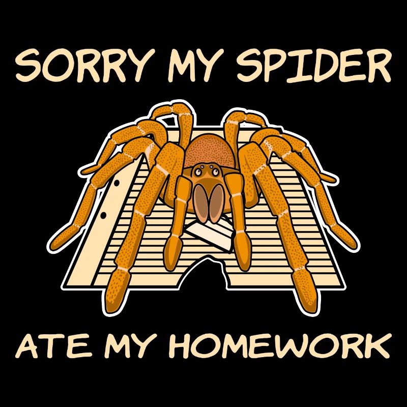 Mon araignée a mangé mes devoirs