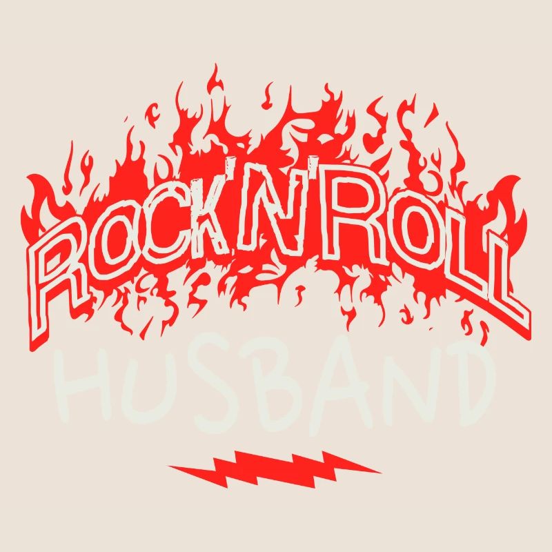 Ehemann Rock N Roll Ehemann Rock Fan Man