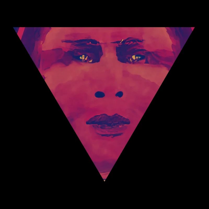 Illustration du visage rouge