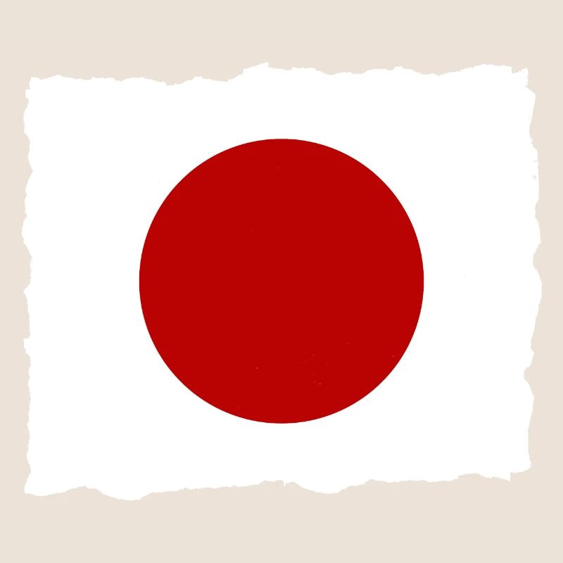 Drapeau du Japon utilisé Look Nihon drapeau japonais