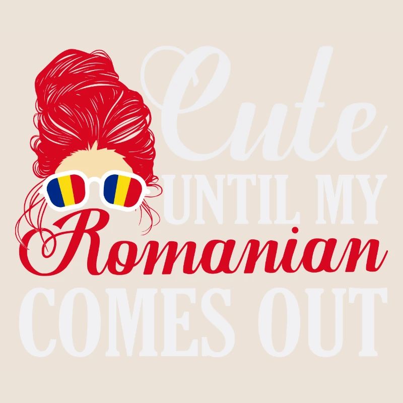 Mignon jusqu’à ce que mon roumain sorte Roumanie Pride Pat