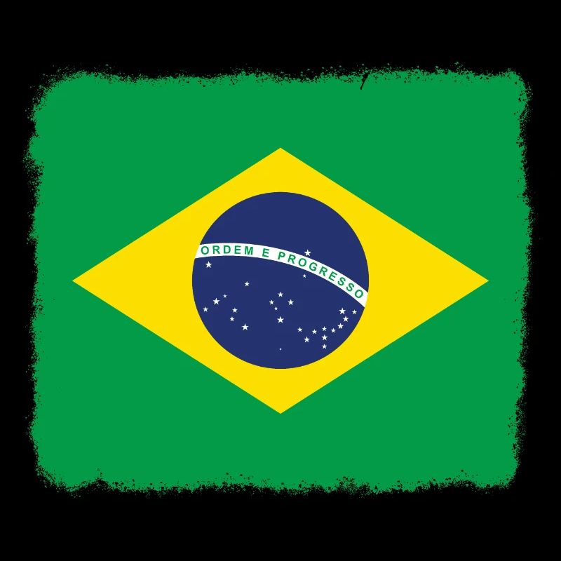 Drapeau du Brésil Drapeau de l’Amérique du Sud