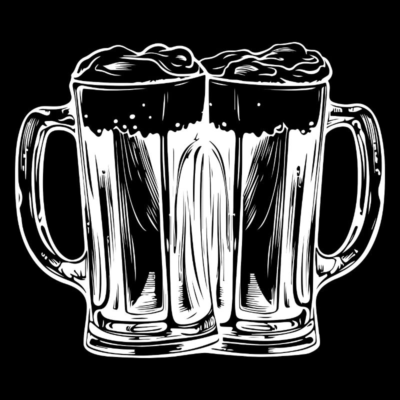 Bier Anstoßen Bierkrug