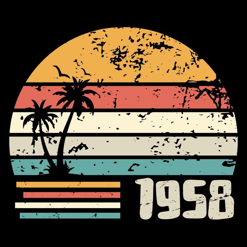 1958 Geburtstagsgeschenk - Made in 1958 Retro 1958