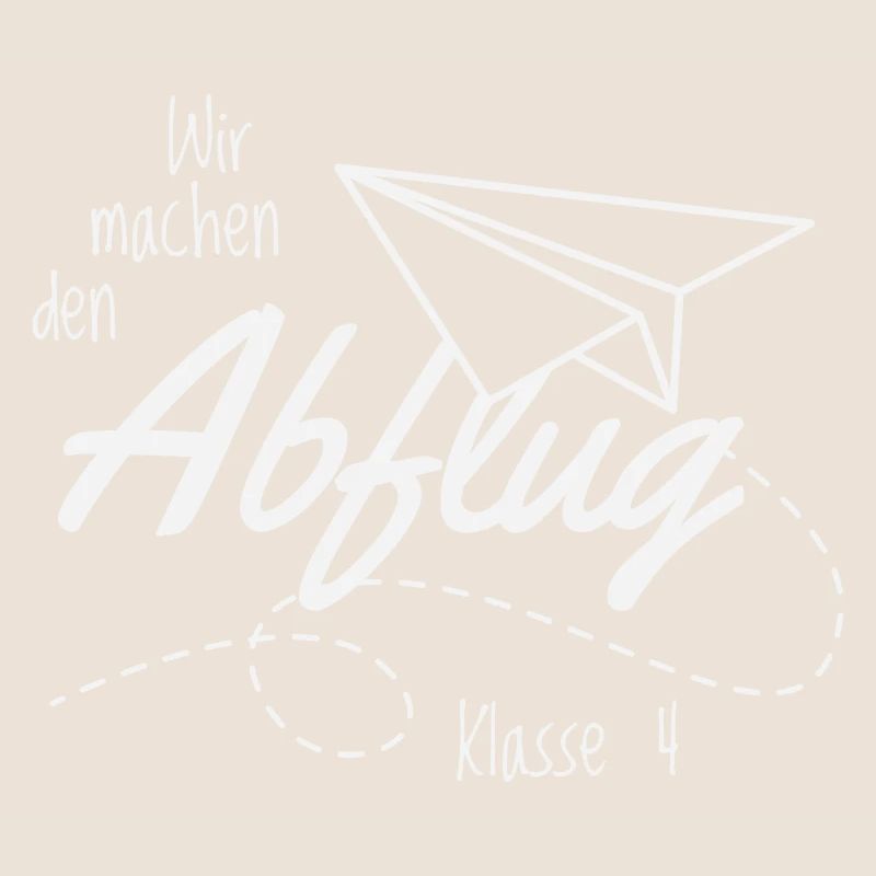 Abschlussshirt Grundschule Abflug