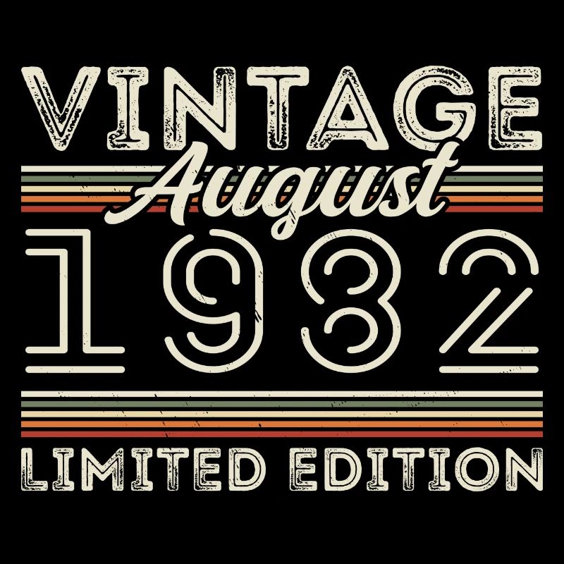 August 1982 Legende seit August 1982 Vintage 1982