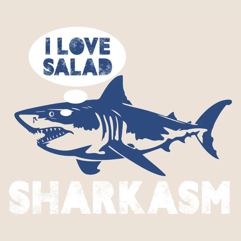 J’adore la salade Sharkasm Deep Sea Creatures Great