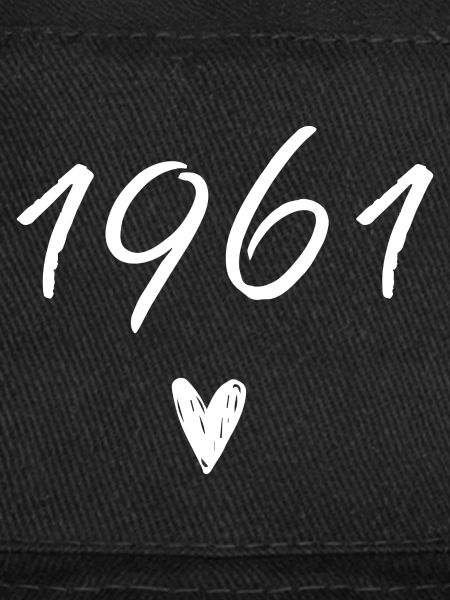 1961 coeur anniversaire