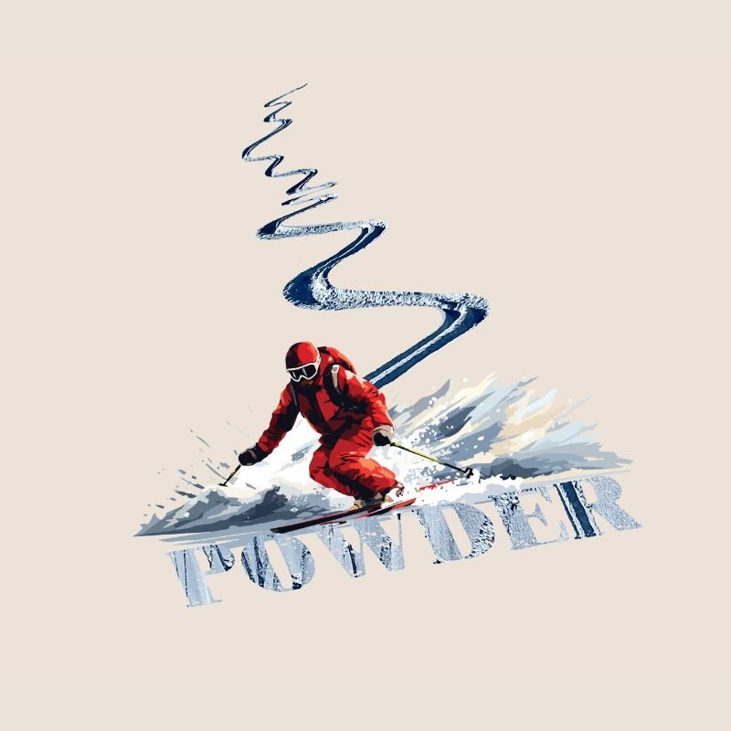 Abfahrtslauf Skiing Down