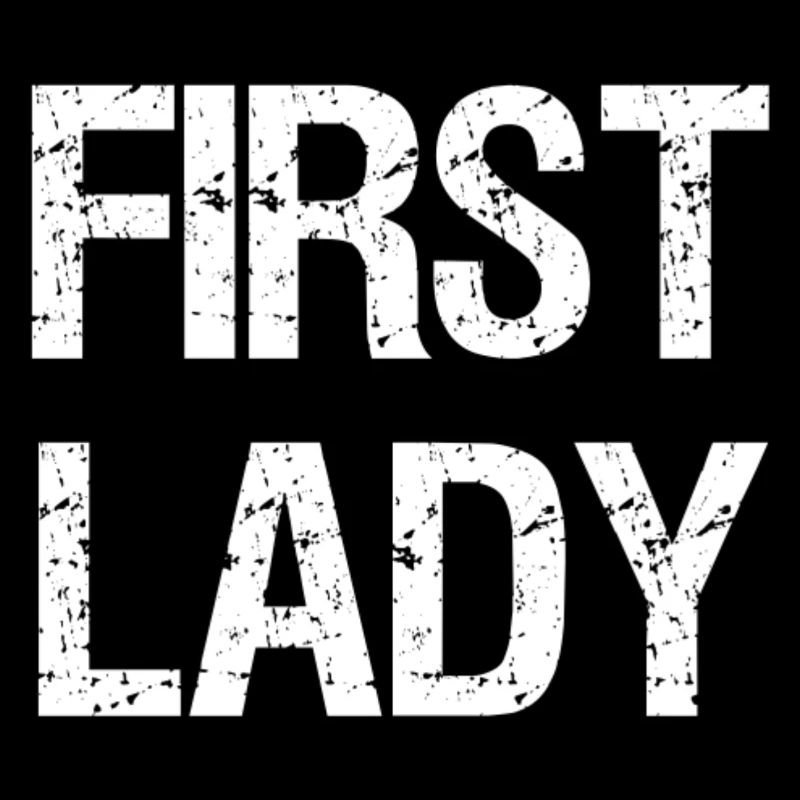 FIRST LADY Vintage Distressed Retro