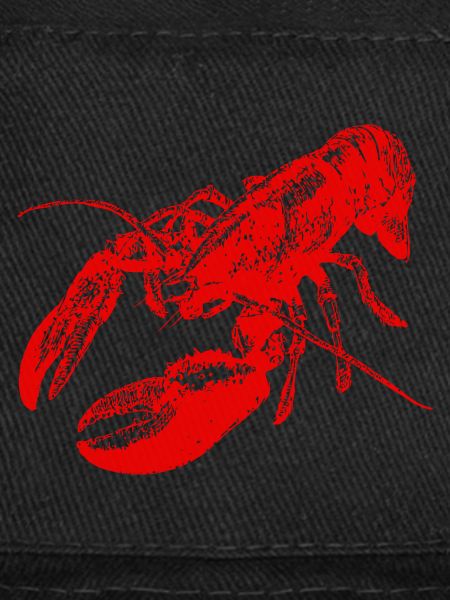 Bold Red Lobster Graphic Design