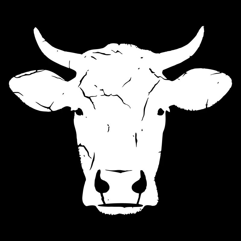 Cow Head Bull Cattle Portrait Vector