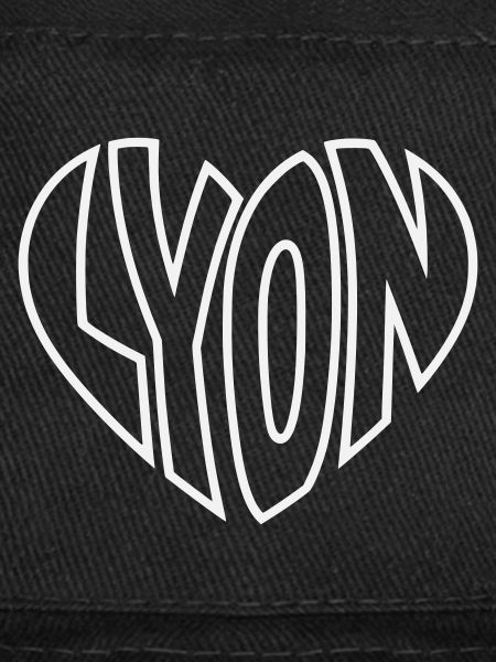 Lyon Herzlogo Linienkunst