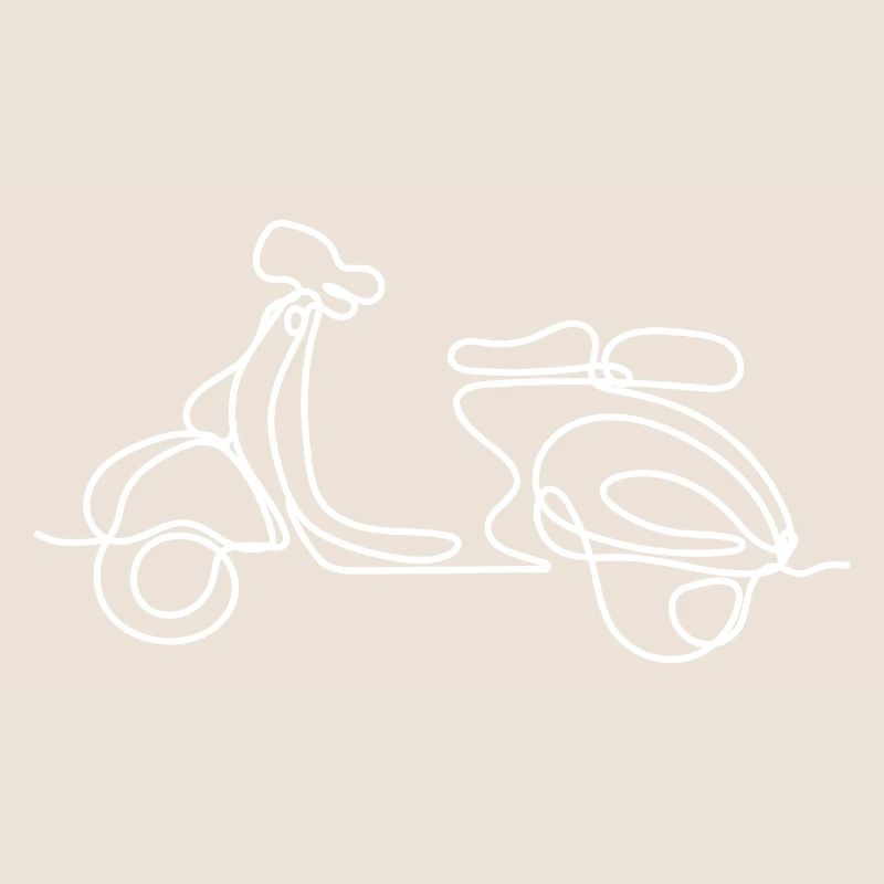 Biker Gift Motorcycle Line ART Gift