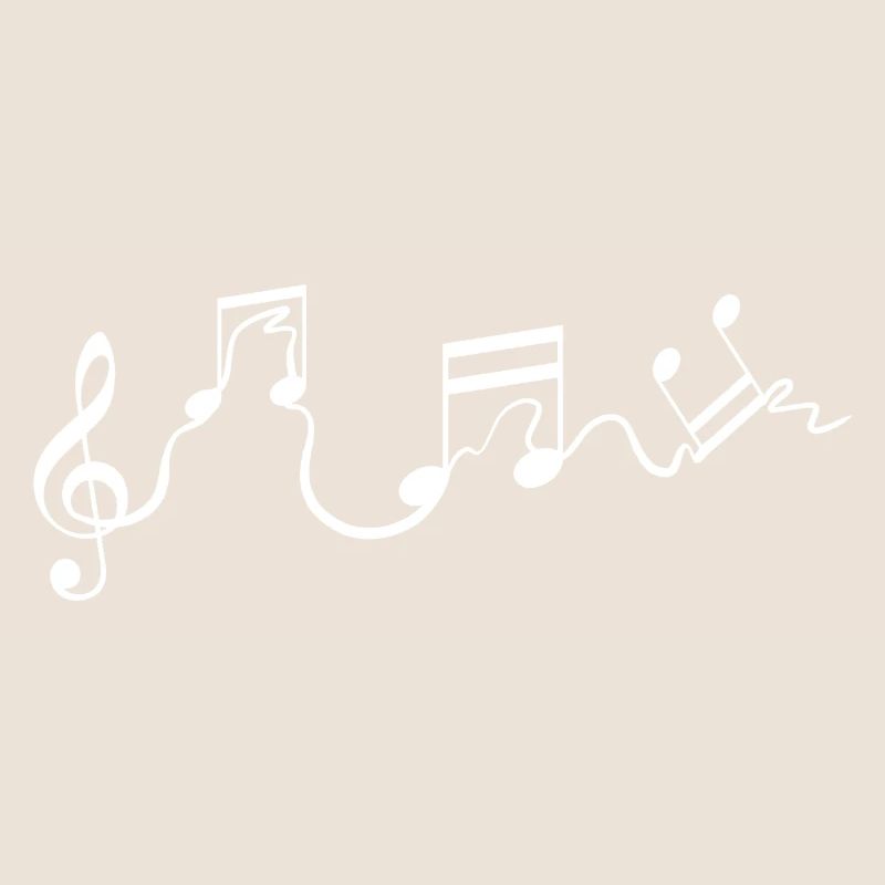 Musiknoten Sänger oder Performer Gift