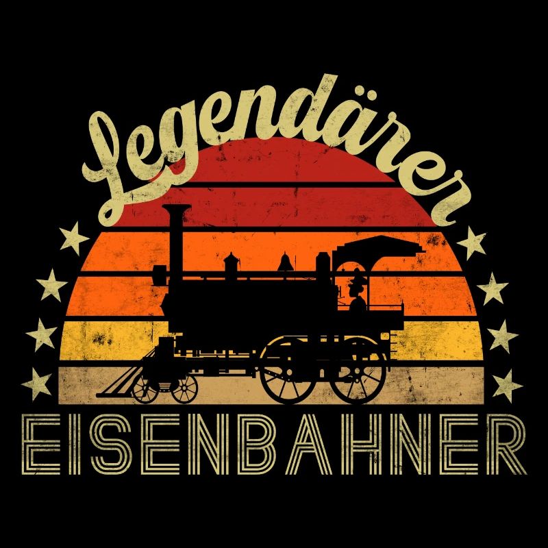 Legendärer Eisenbahner , Eisenbahn Beruf Vintage
