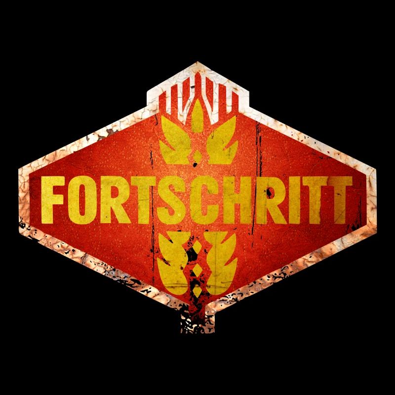 DDR FORTSCHRITT Ostalgie Vintage Logo