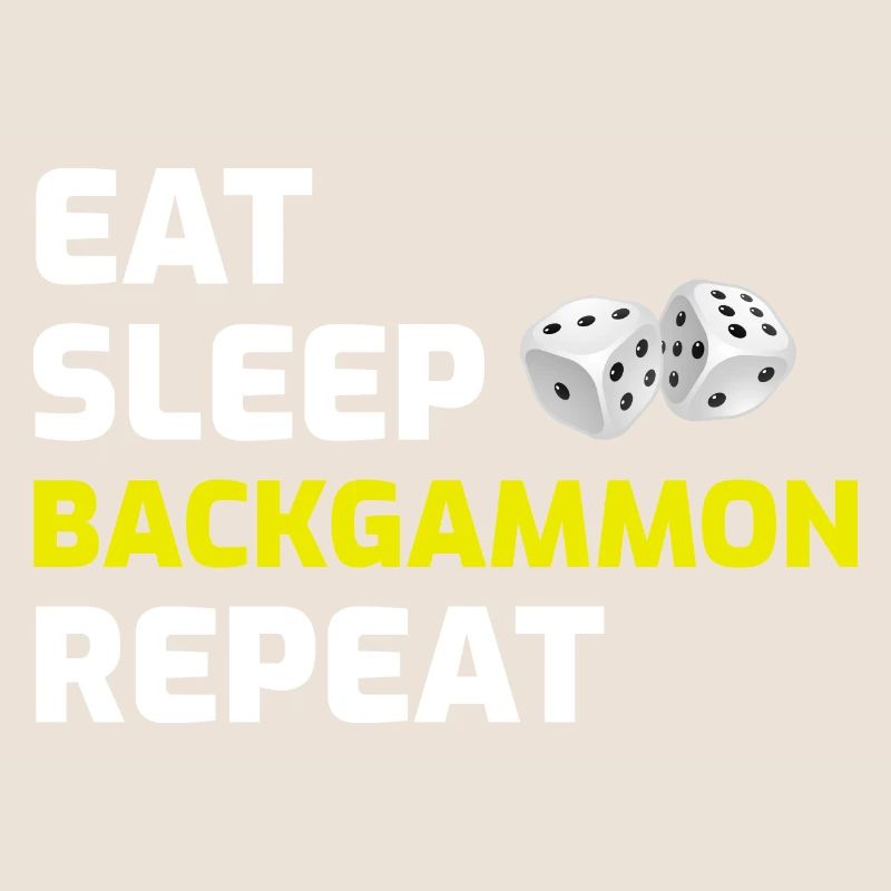 Backgammon Player Board Game Funny Sayings Gift