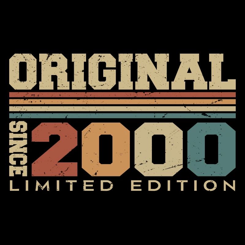 Original 2000 Retro Gift 24th Birthday 2000