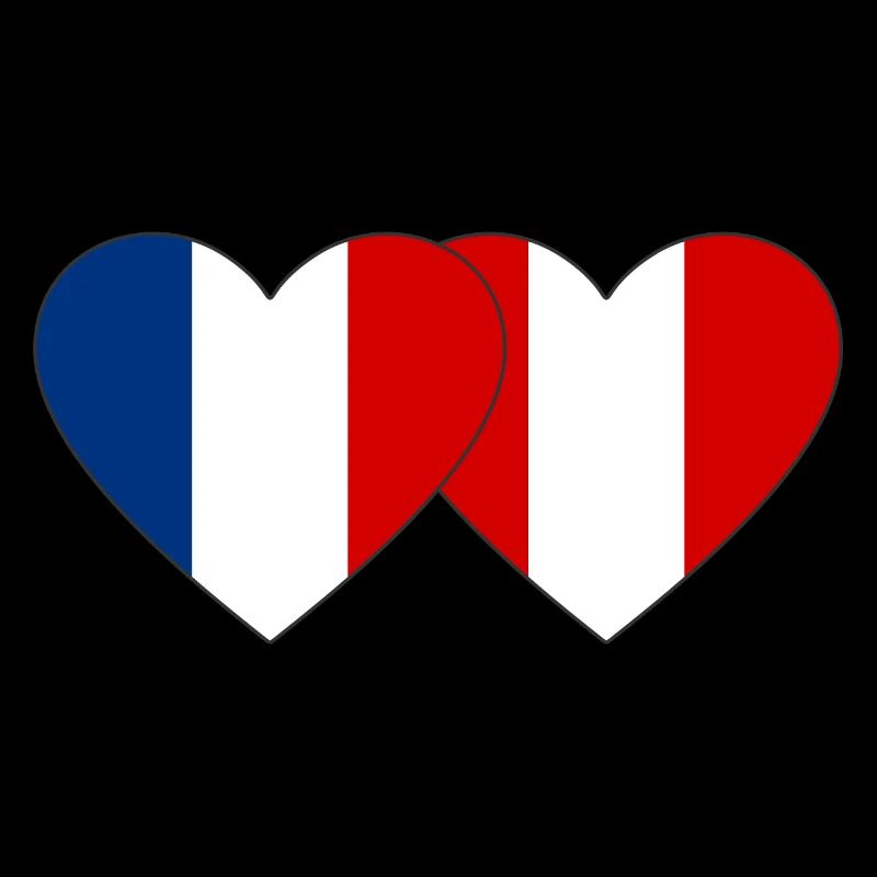 France Pérou Drapeau du Cœur