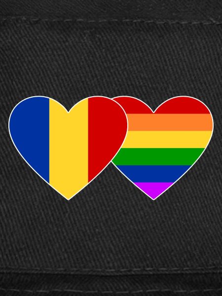 Romania Rainbow Flag