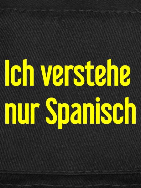 I only understand Spanish