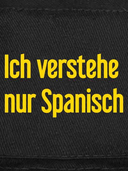 I only understand Spanish