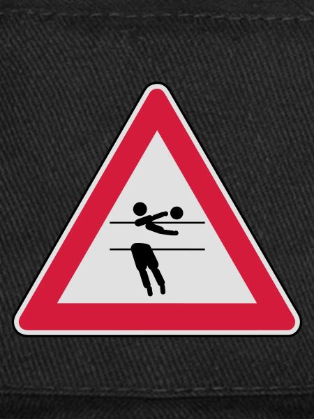 Achtung, Volleyball wird gespielt!