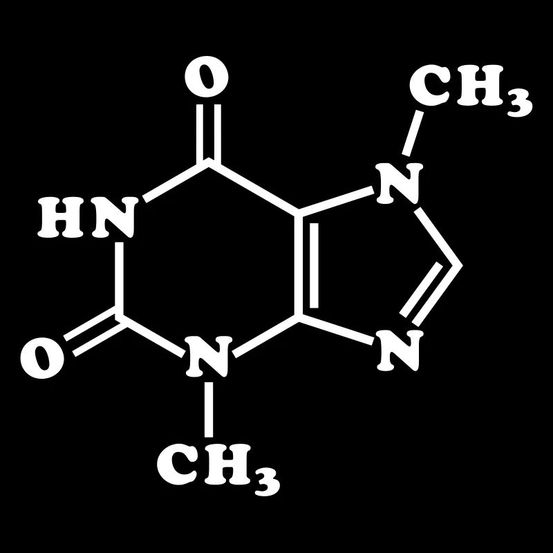 Chocolat Formule chimique de molécule de théobromine