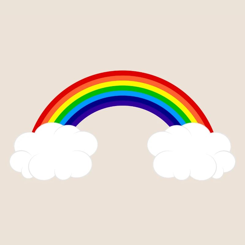 rainbow clouds