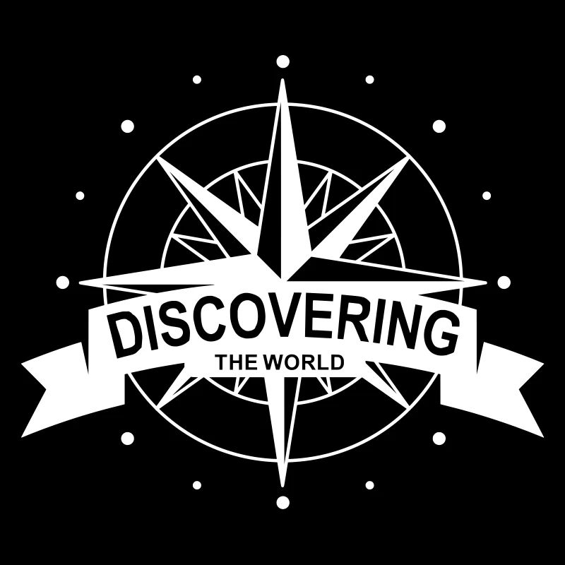 Logo en blanc: à la découverte du monde