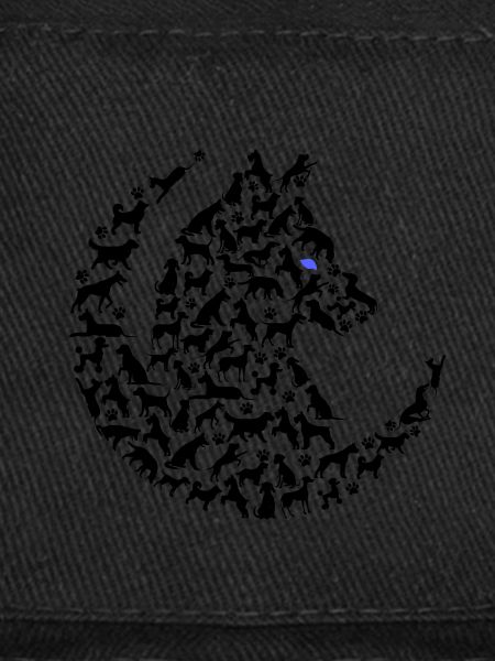 Loup composé de chiens