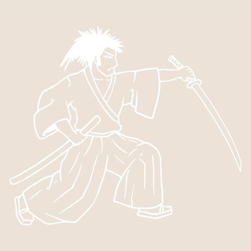 Samurai im Kampf