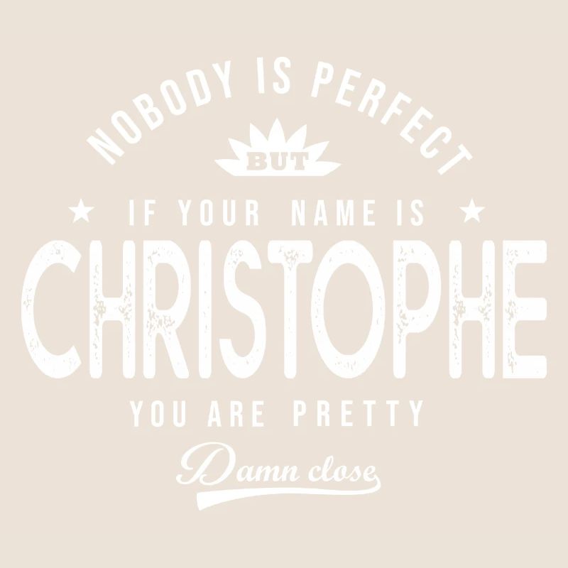 Christophe personalized gift first name christophe