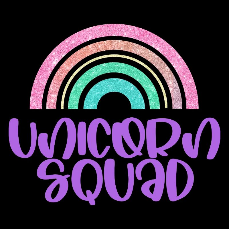 Unicorn Squad Licorne Cheval Arc-en-ciel Fée