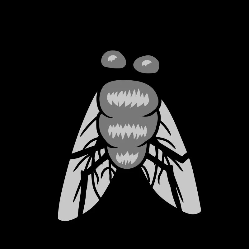 Conception de petits insectes mouches domestiques