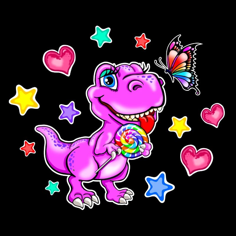rosa Dinosaurier - Dinosaurier Mädchen