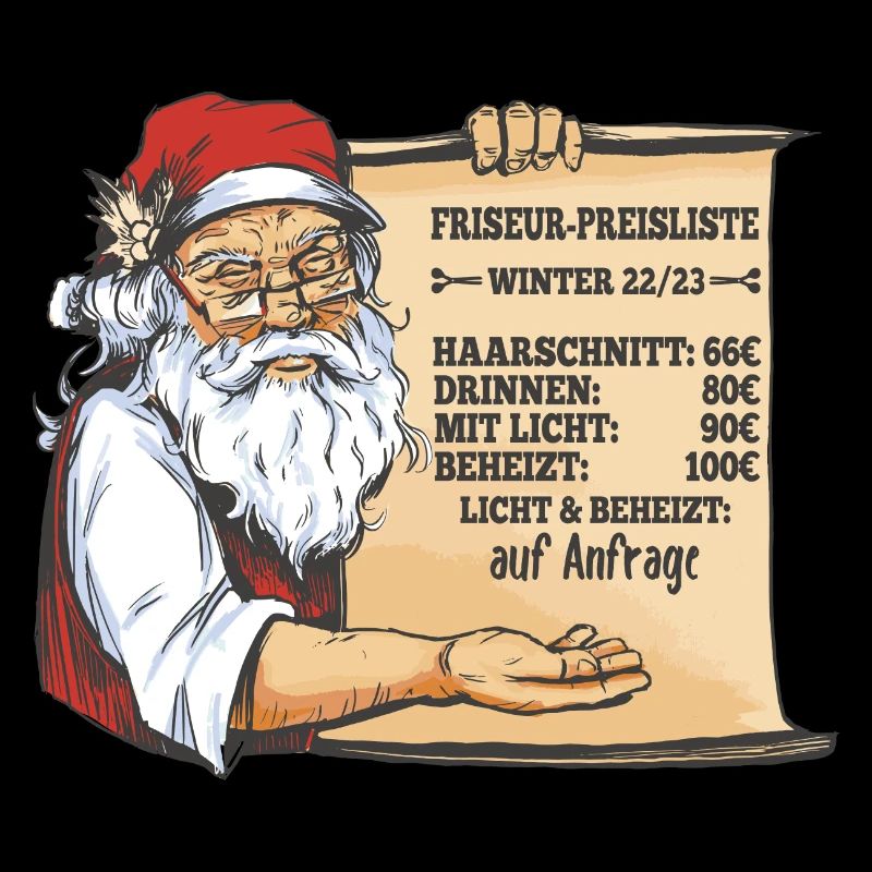 Liste de prix de coiffeur drôle pour Noël 2022